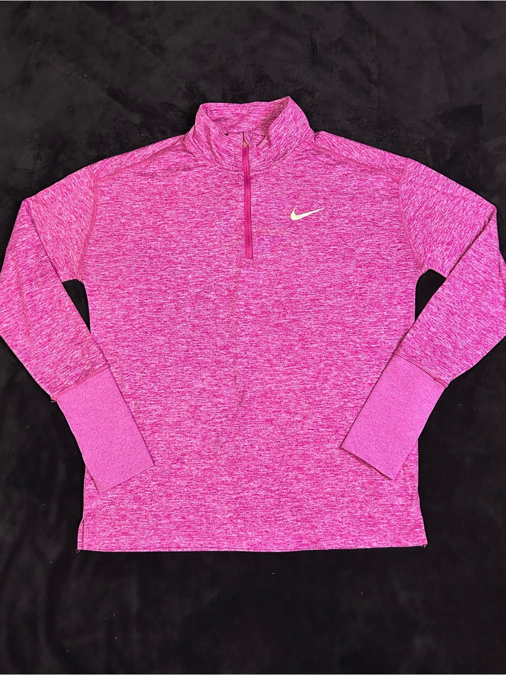 Nike Pink Heather Dri-FIT Half-Zip Pullover